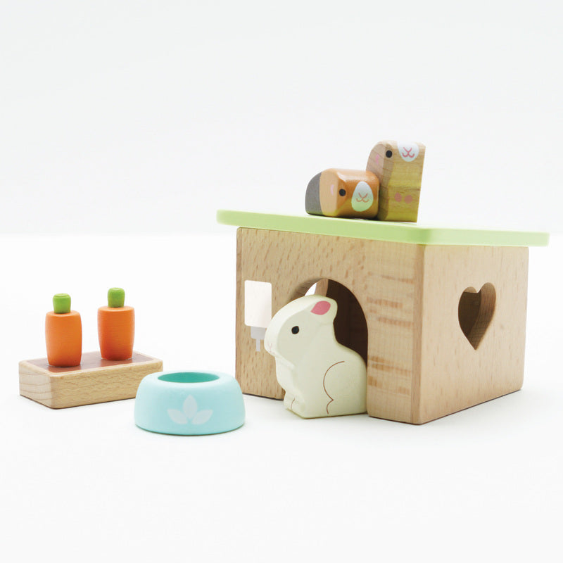 Bunny & Guinea Pet Animal Set - 5 Piece