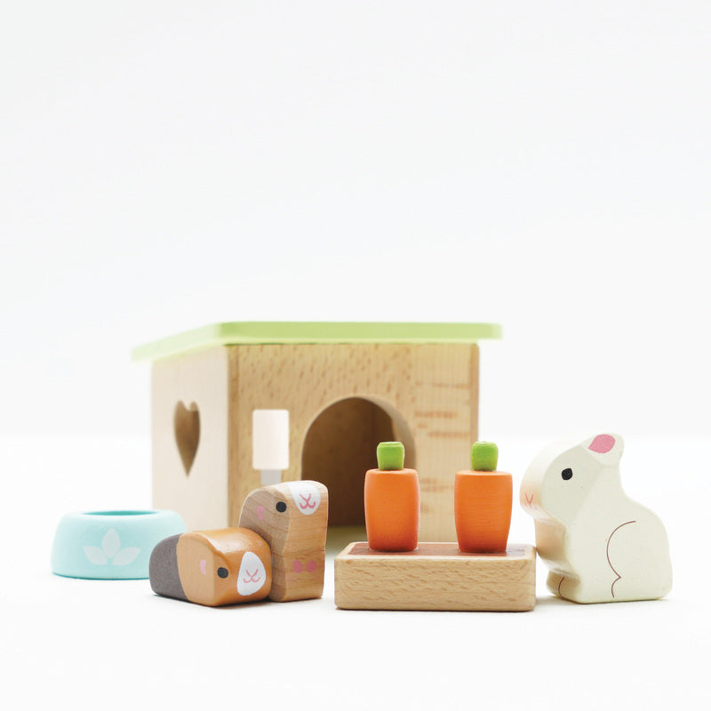 Bunny & Guinea Pet Animal Set - 5 Piece