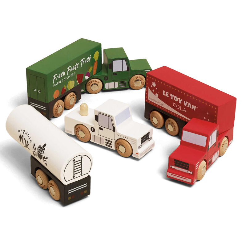 Wooden Toy Trucks