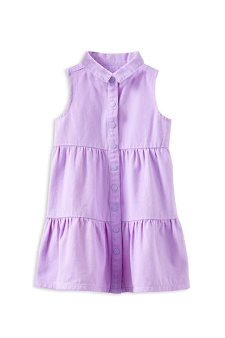 Lilac Twill Dress