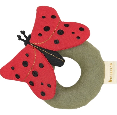 Rattle - Ladybug - Mars Red