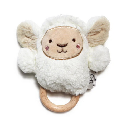 Baby Rattle + Teething Ring - Lee Lamb