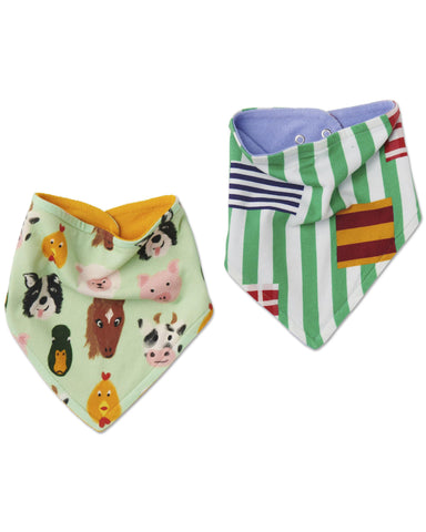 Little Farmer Dribble Bib Set