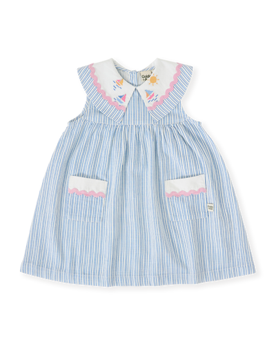 Sailor Stripe Lucy Collared Dress