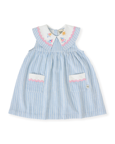 Sailor Stripe Lucy Collared Dress