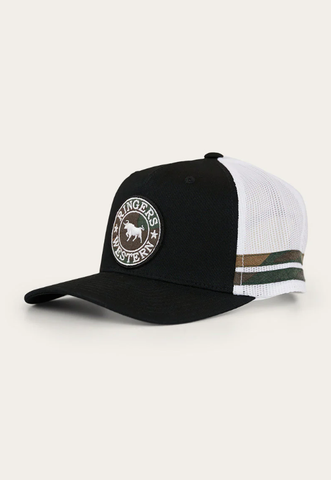 McCoy Kids Trucker Cap - Black / Camo