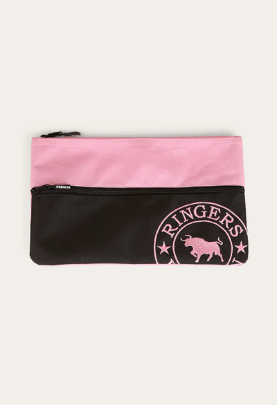Spencer Pencil Case - Black / Pink