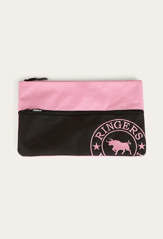 Spencer Pencil Case - Black / Pink