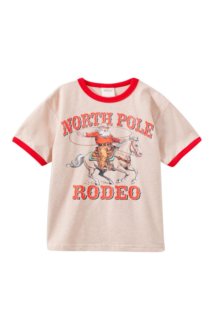 Rodeo Santa Tee - Oatmeal