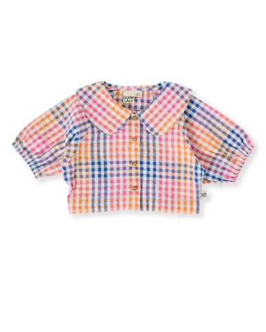 Rainbow Gingham Beatrice Blouse