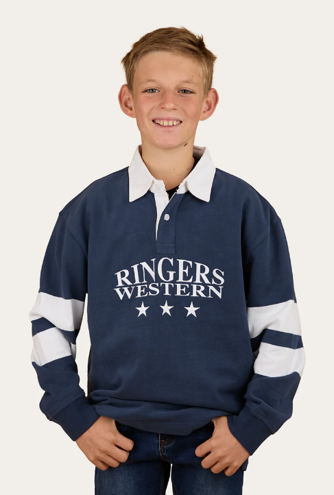 Ringers Mascot Kids Rugby Jersey - Navy