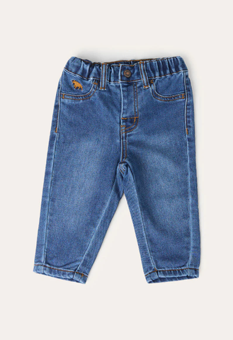 Rusty Babies Denim Pull On Jean - Classic Blue