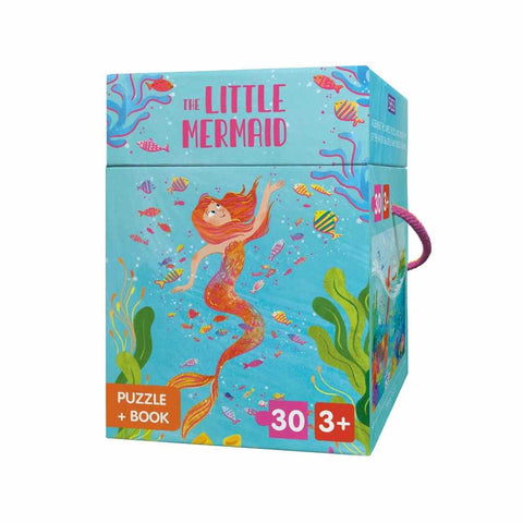 Fairy Tale Puzzle & Book Set - The Little Mermaid