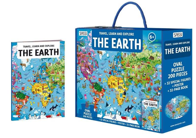 Puzzle & Book Set - The Earth (200pc)