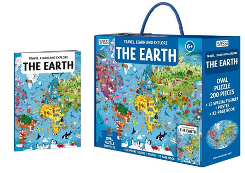 Puzzle & Book Set - The Earth (200pc)