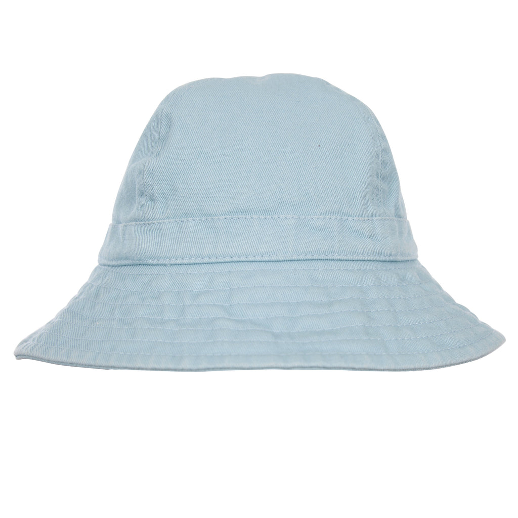 Blue Wide Brim Infant Hat