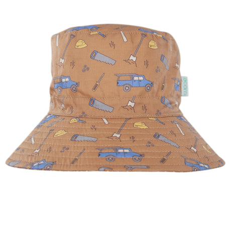 On The Tools Wide Brim Bucket Hat