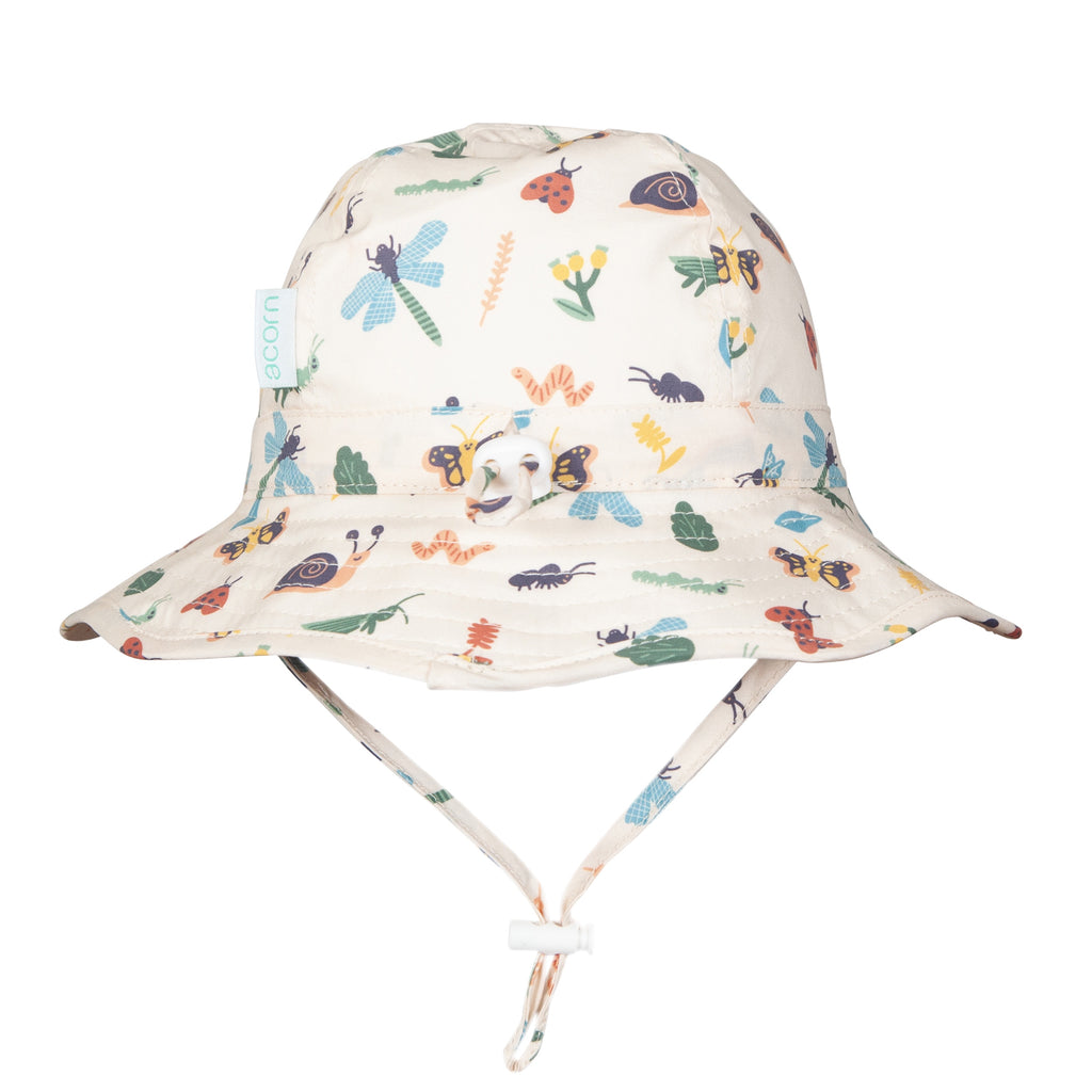 Garden Friends Wide Brim Infant Hat