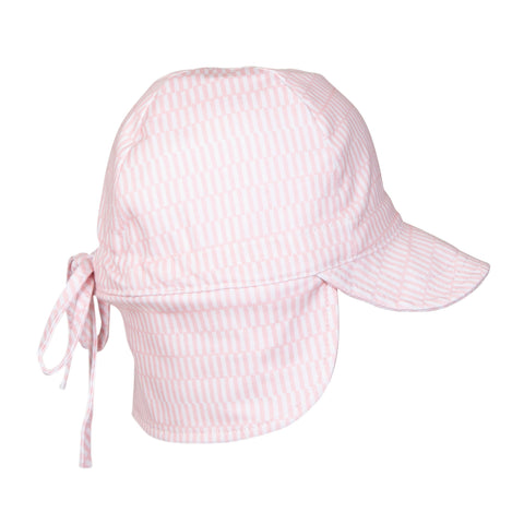 Pink Sprinkle Soft Jersey Flap Cap