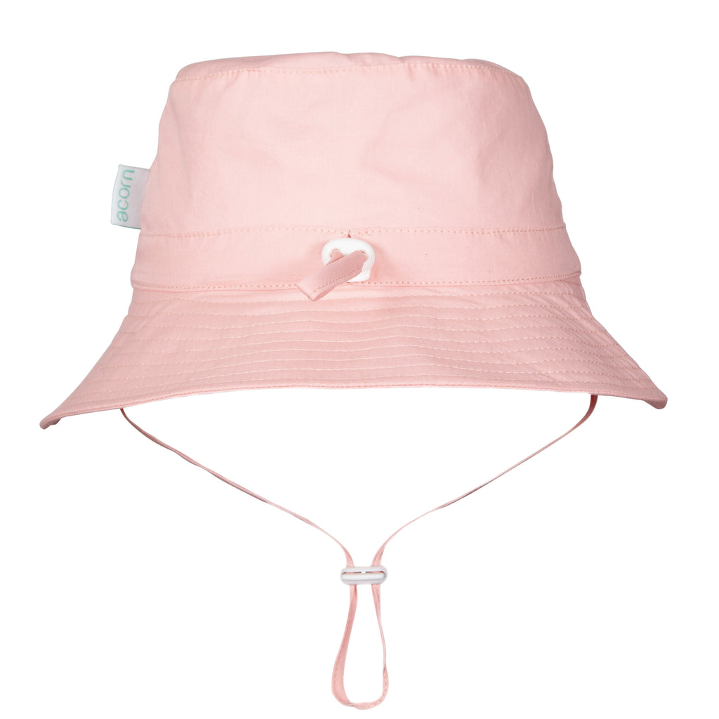 Blush Wide Brim Bucket Hat