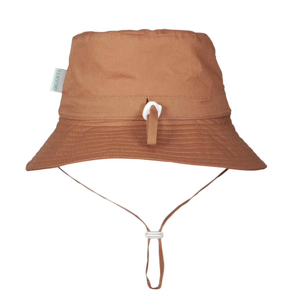 Coffee Wide Brim Bucket Hat