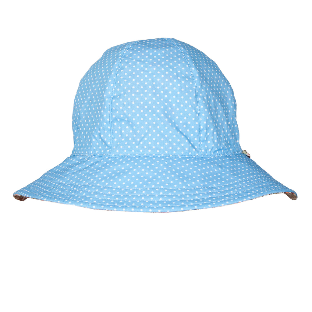 Summer Fields Wide Brim Reversible Sunhat