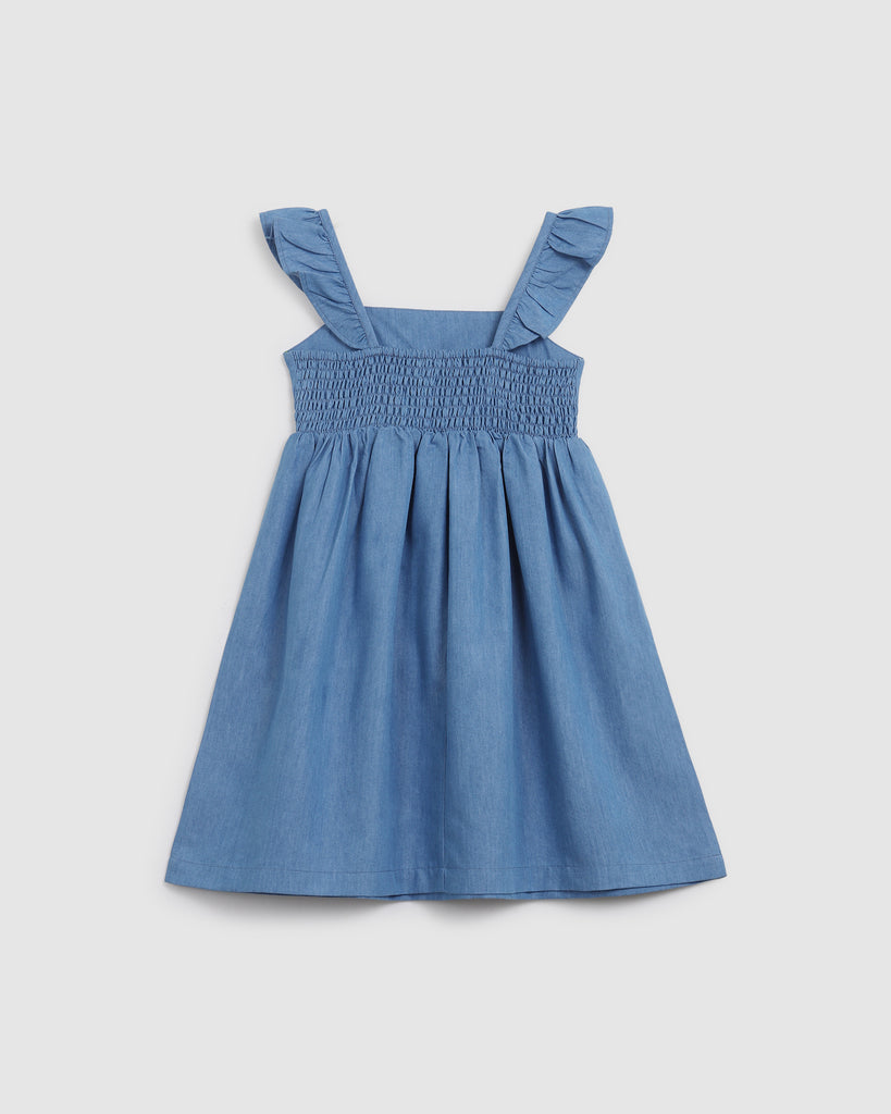 Belle Dress - Chambray