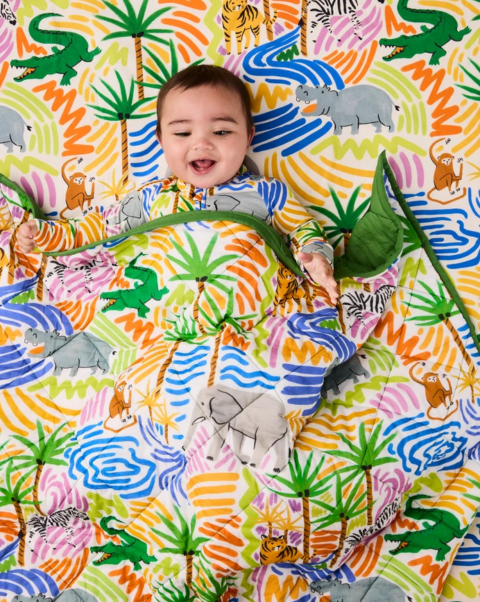 Savannah Organic Cotton Baby Fitted Sheet Cot