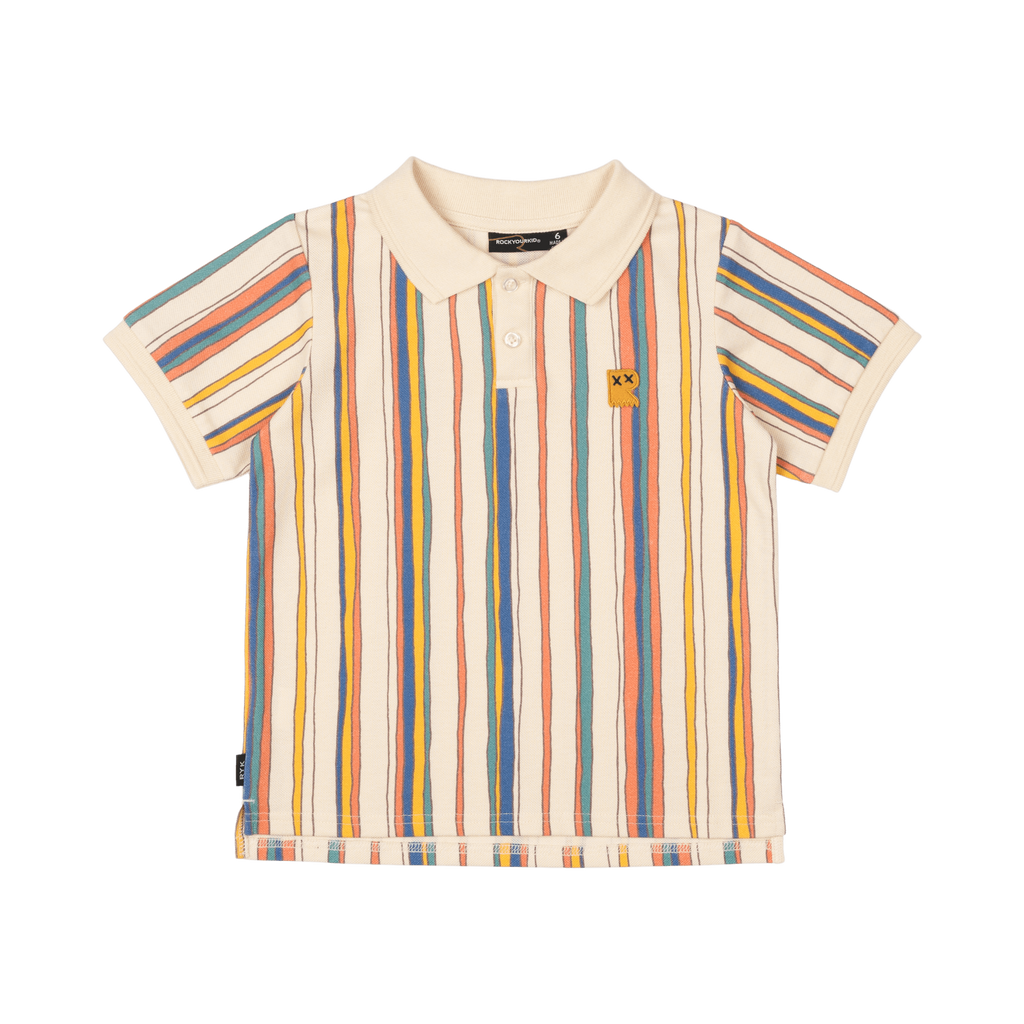 Stripe Polo T-Shirt