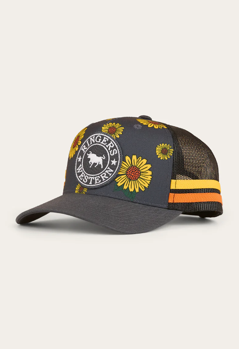 Sunflower Kids Trucker Cap - Black / Multi