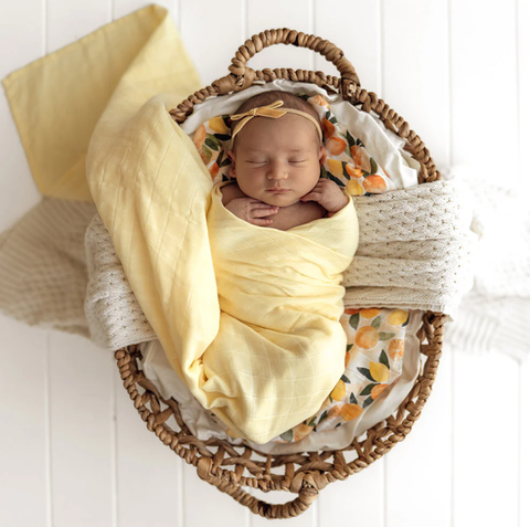 Organic Muslin Wrap - Sunlight