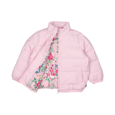 Pink Padded Jacket with Lining
