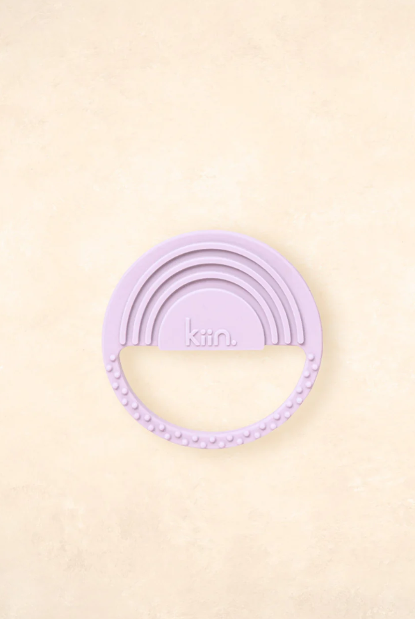 Rainbow Silicone Teether - Lilac