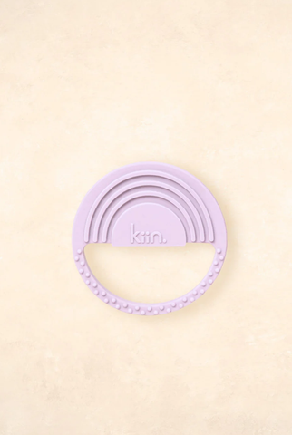 Rainbow Silicone Teether - Lilac