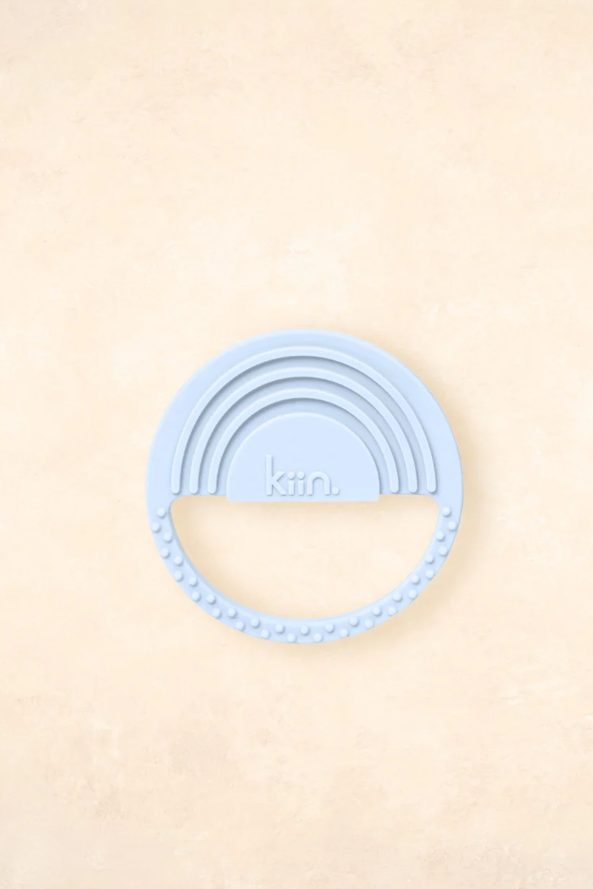 Rainbow Silicone Teether - Pastel Sky