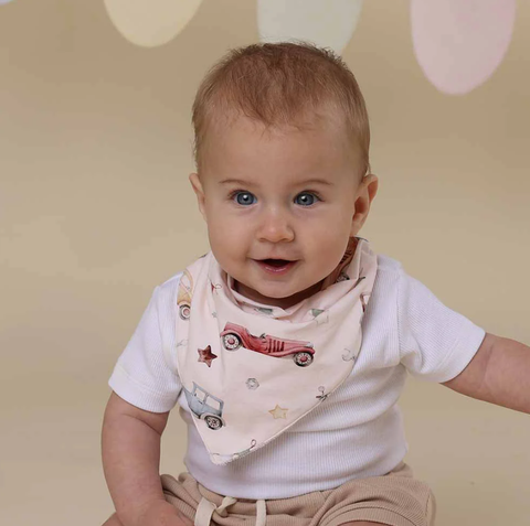 Dribble Bib - Vintage Cars