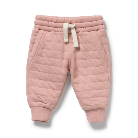 Rose Organic Quilted Sweat Pant