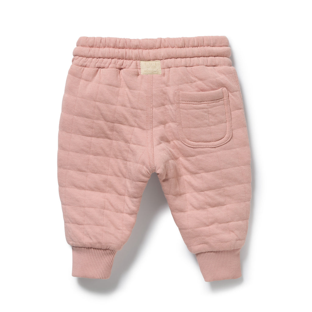 Rose Organic Quilted Sweat Pant