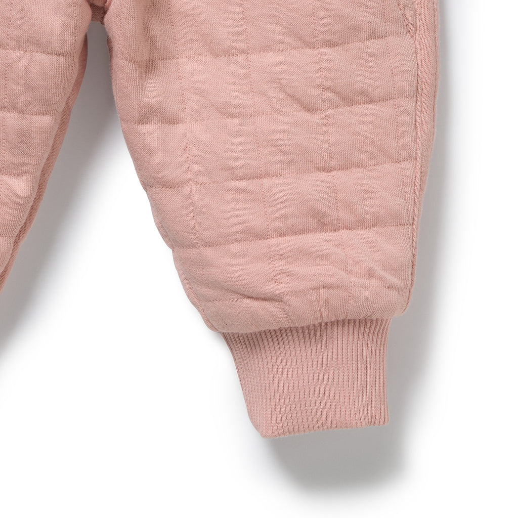 Rose Organic Quilted Sweat Pant