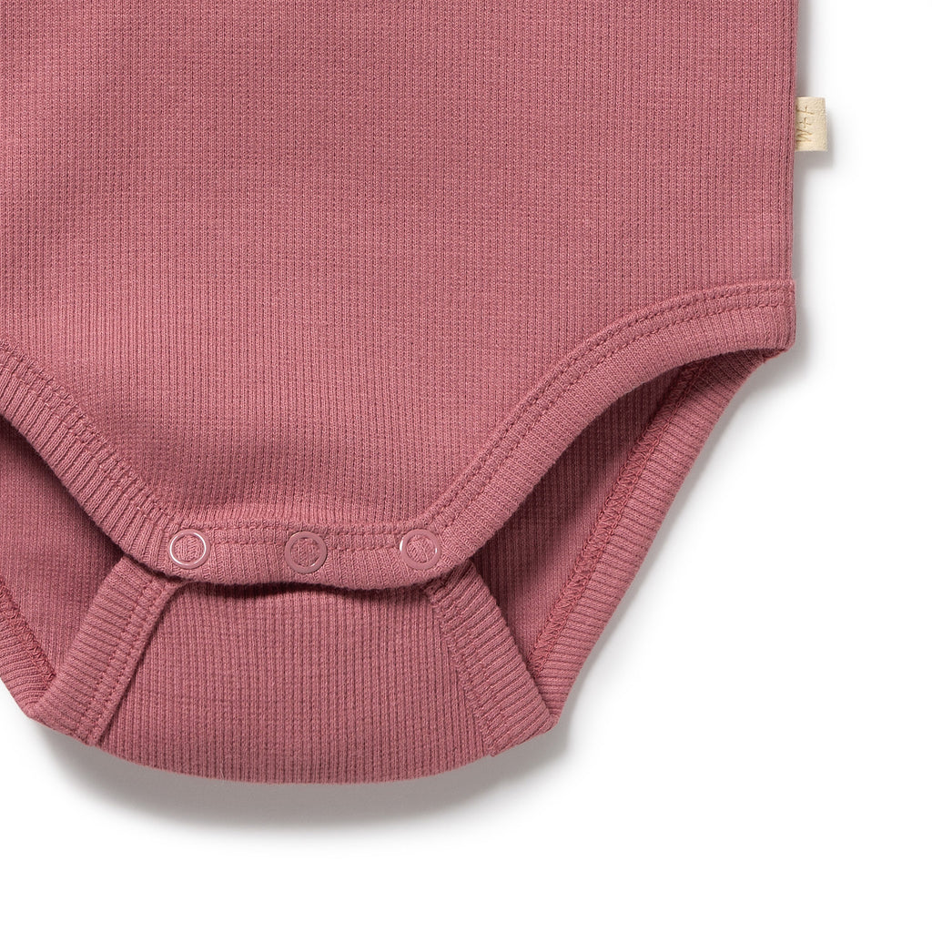 Plum Organic Rib Long Sleeved Bodysuit