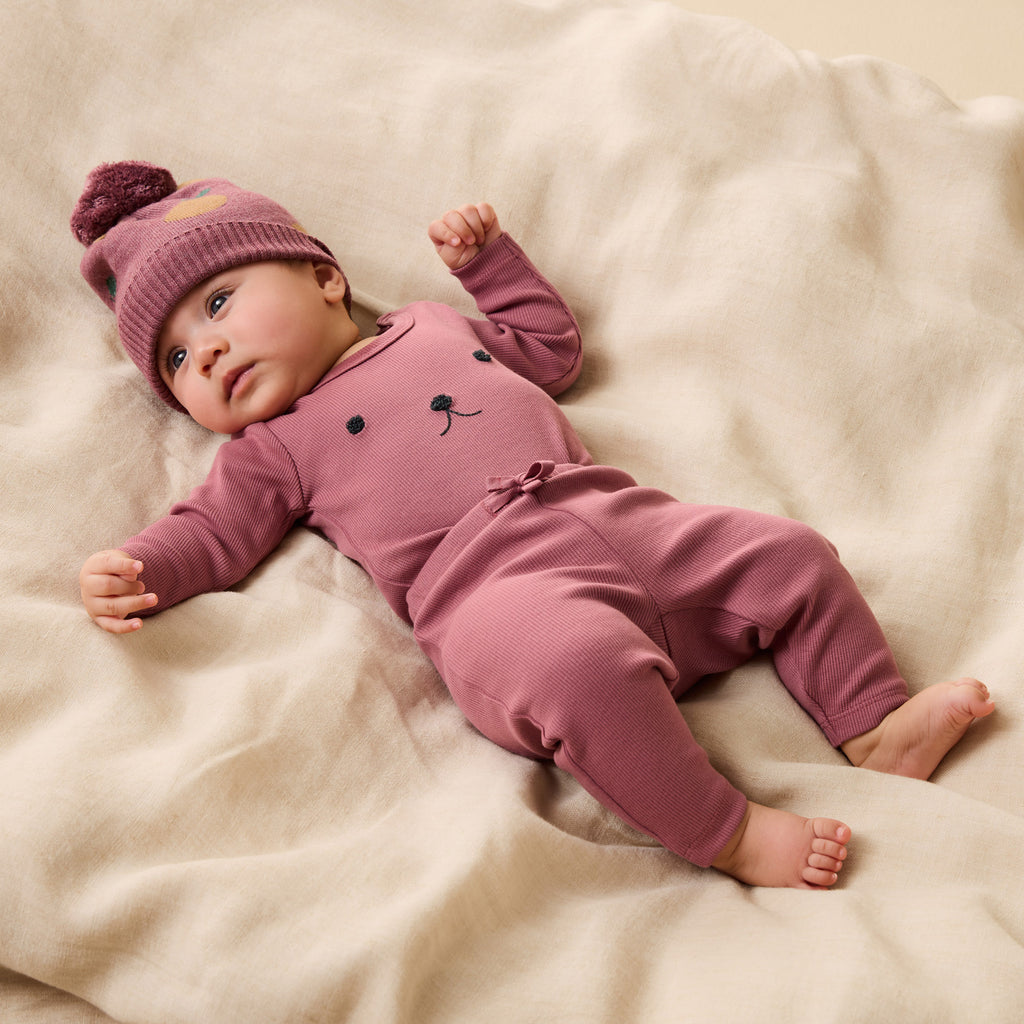 Plum Organic Rib Long Sleeved Bodysuit