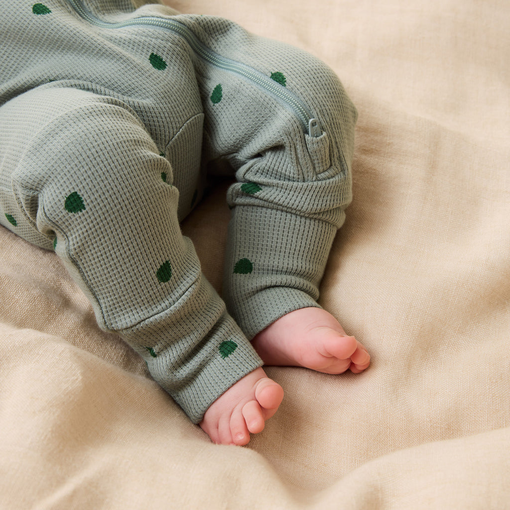 Tumbletwig Organic Waffle Zipsuit