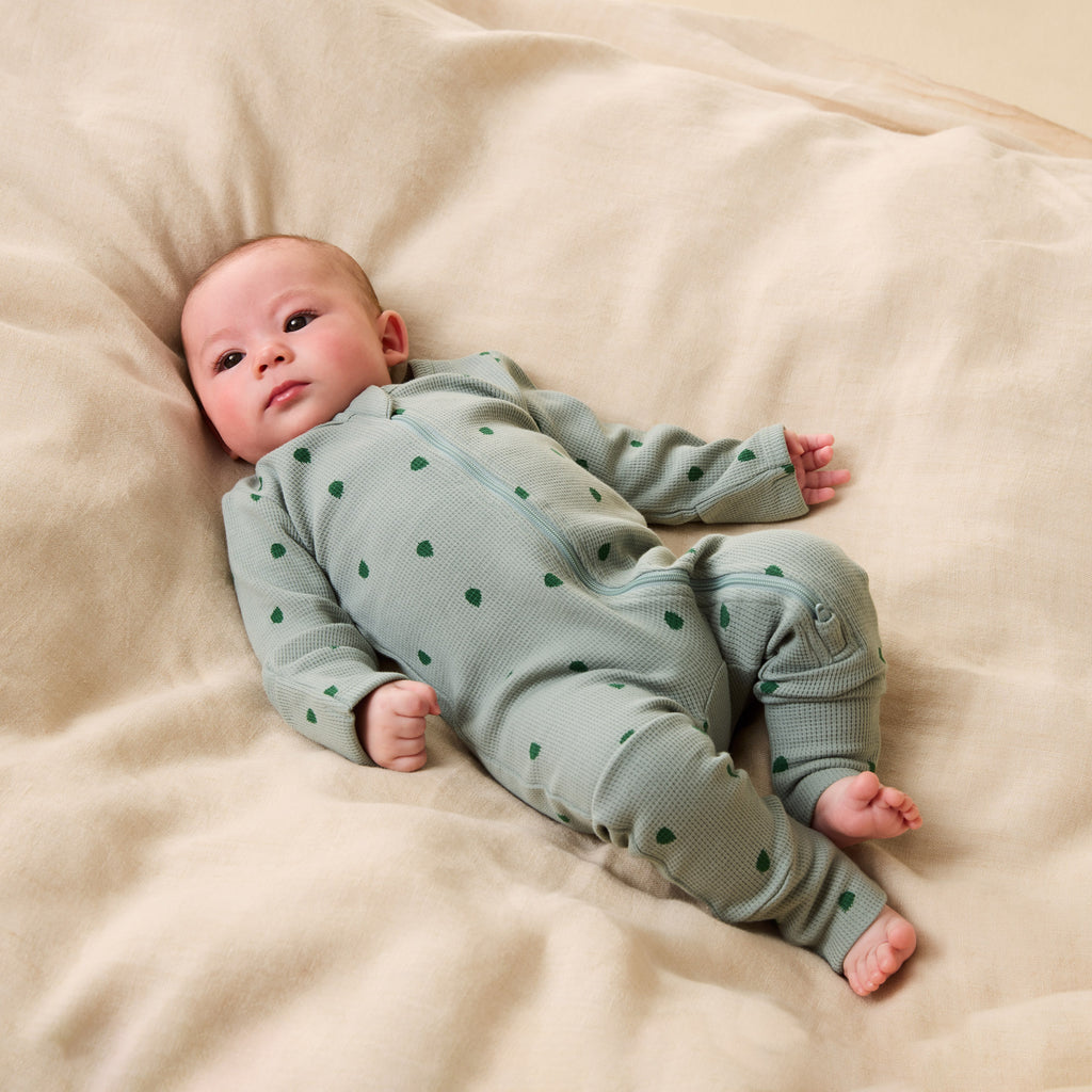 Tumbletwig Organic Waffle Zipsuit