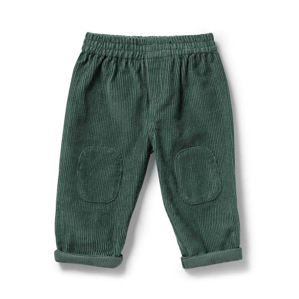 Moss Green Organic Cord Pant