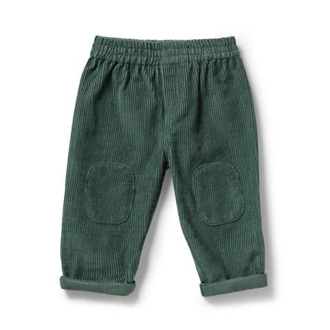 Moss Green Organic Cord Pant