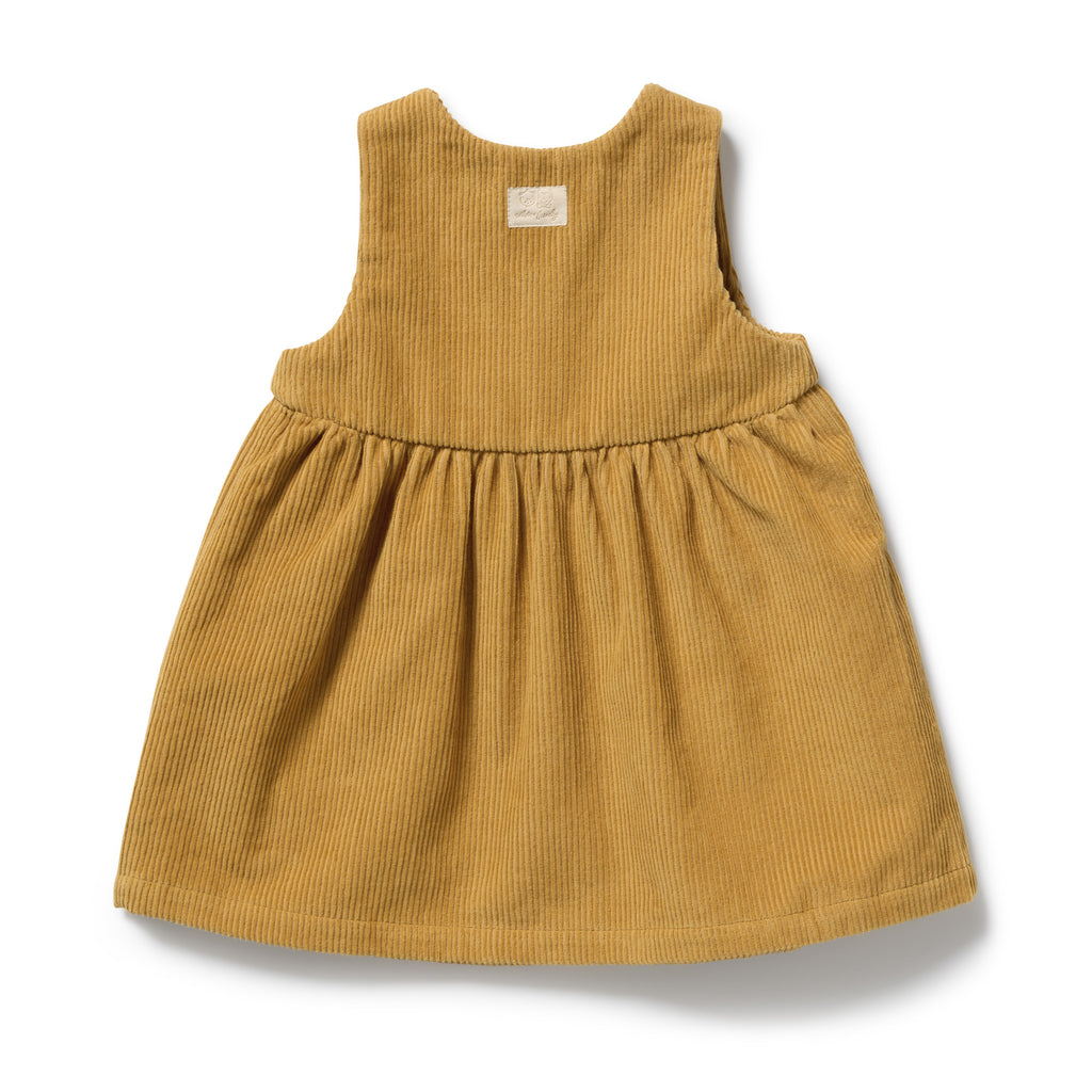 Amber Glow Organic Cord Dress