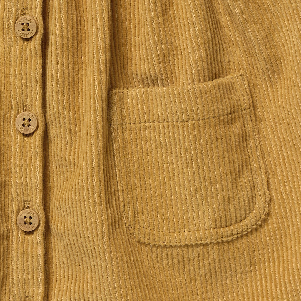 Amber Glow Organic Cord Dress