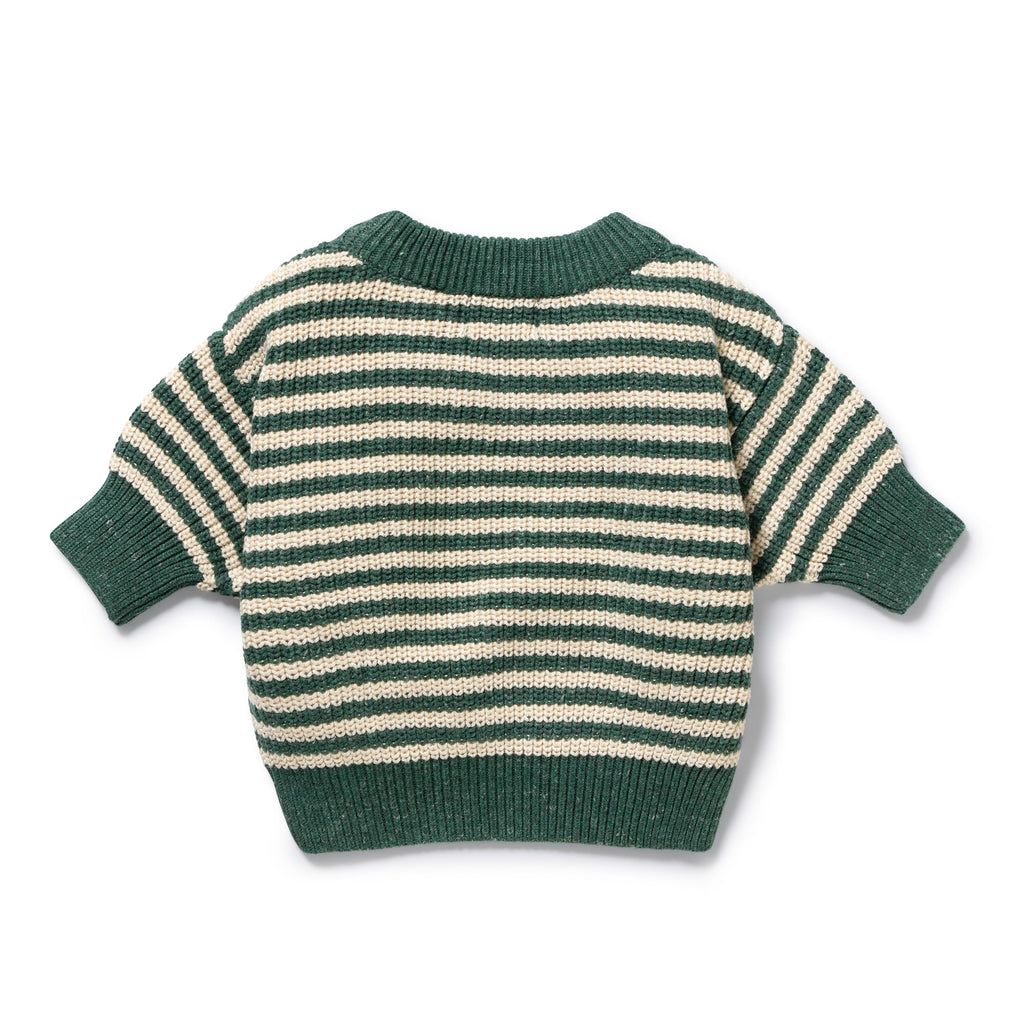 Clover Organic Knitted Stripe Jumper