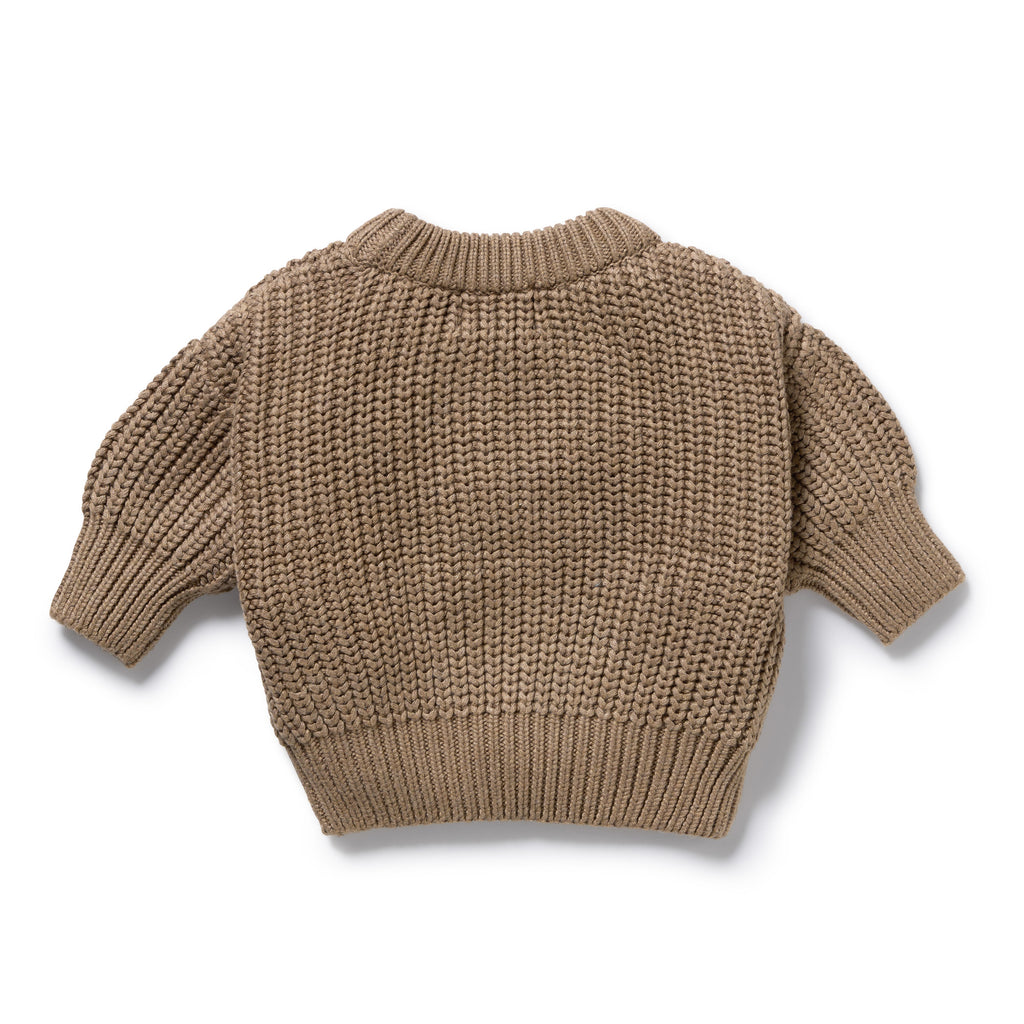 Chestnut Organic Knitted Jumper