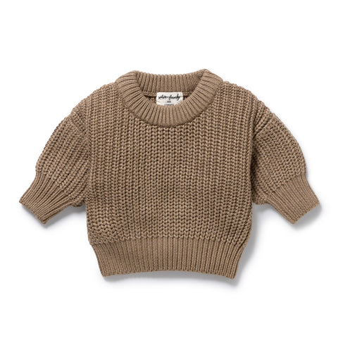 Chestnut Organic Knitted Jumper